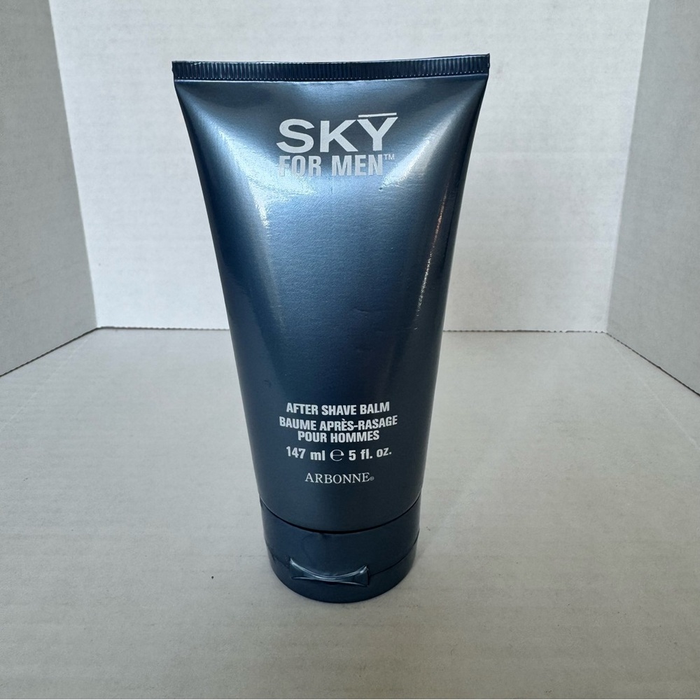 Arbonne Sky for Men After Shave Balm 5oz Mostly Full Cucumber Spearmint Soothe
